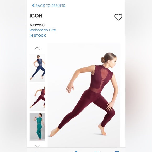 Weissman dance costume. Size medium child - Picture 1 of 3